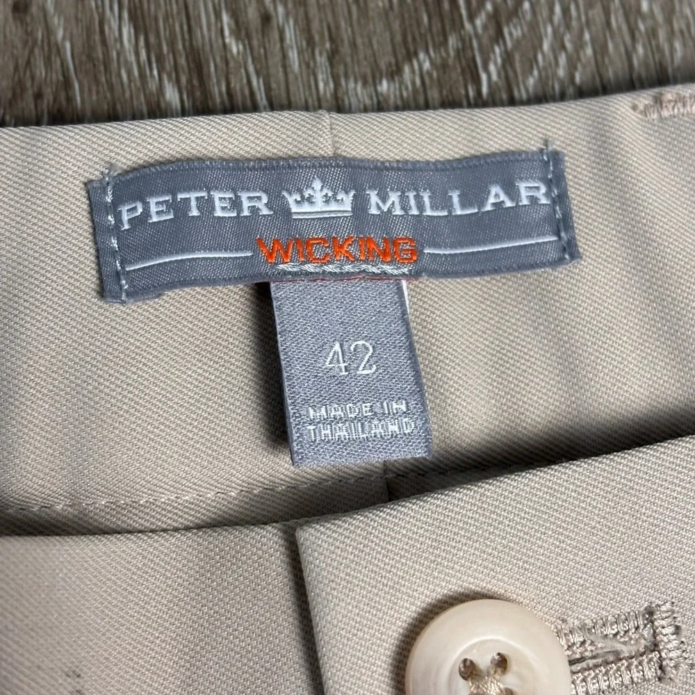 Peter Millar‎ Shorts Mens 42 Tan Wicking Salem Performance 9